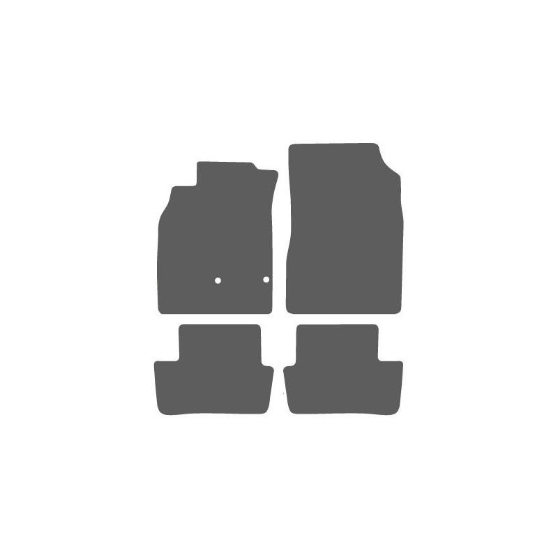 CARERA TEKSTILNI TEPISI  Renault Megane III 2008- with compartments in the floor