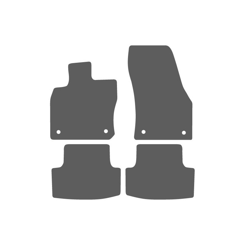 CARERA TEKSTILNI TEPISI Volkswagen T-Roc 17- / S.  Ateca 16- / Škoda Karoq 2017-