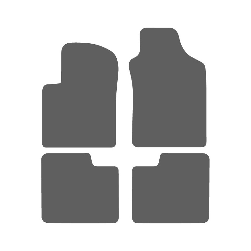 BELVEDERE TEKSTILNI TEPISI  Fiat 500 (bez kopča) 2007-2012