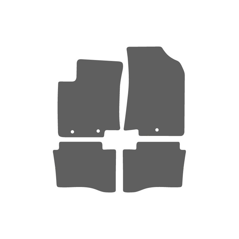 BELVEDERE TEKSTILNI TEPISI Kia Rio 2011-2017