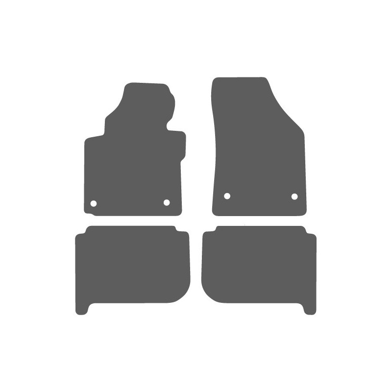 BELVEDERE TEKSTILNI TEPISI Volkswagen Touran I 2003-2010, 2010-2015