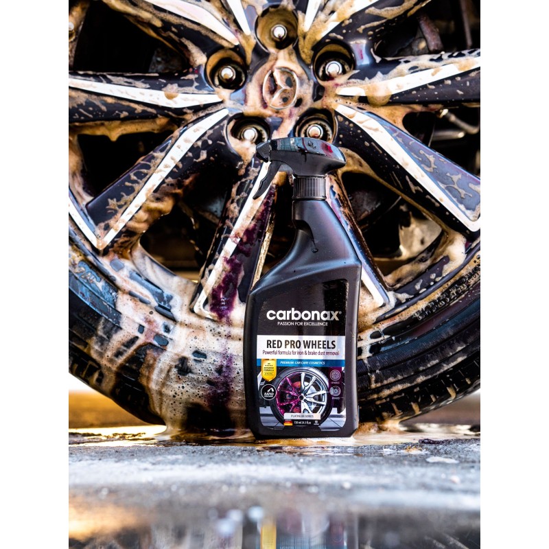CARBONAX OTOPINA ZA ČIŠĆENJE NAPLATAKA, Red Pro Wheels 720 ml