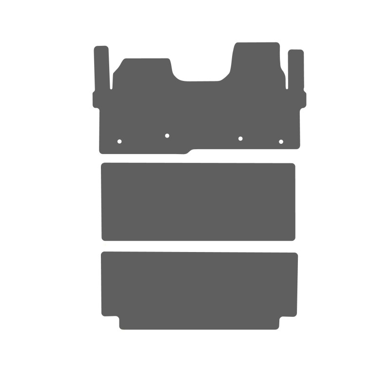 CARERA TEKSTILNI TEPISI  Volkwagen T7 Caravelle 2025- tri reda sjedala