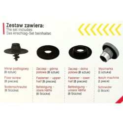 UNI SET ZA UČVRŠĆIVANJE AUTO TEPIHA - FIXING SYSTEM