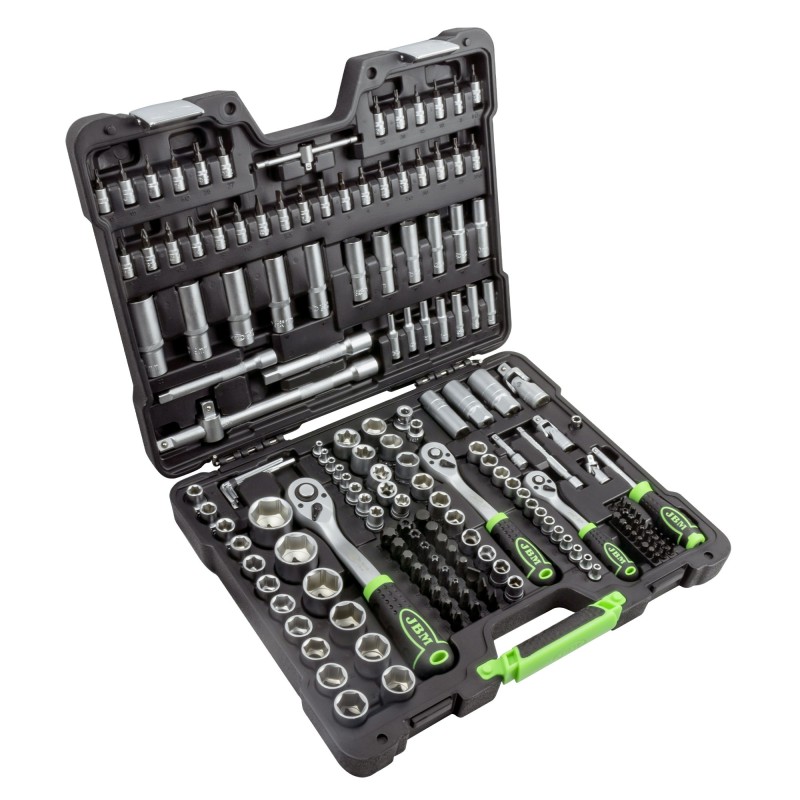 JBM set od 179 kom profi alata s nasadnim ključevima 1/4", 3/8" i 1/2"