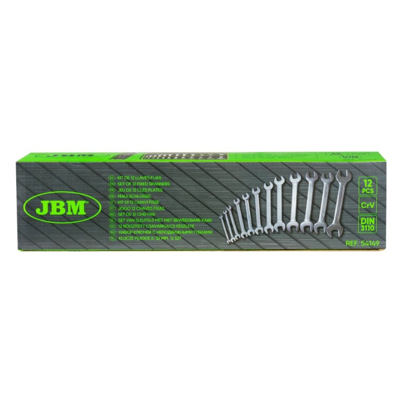 JBM set od 12 kom profi dvostrukih viličastih ključeva 6-32 mm