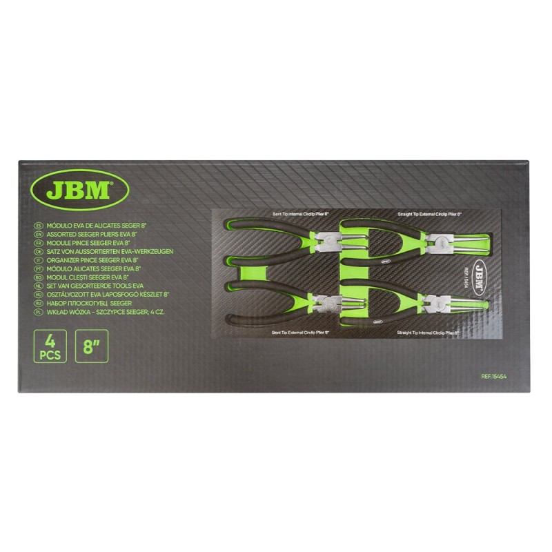 JBM profi alat - modul od 4 Seeger kliješta za sigurnosne prstene (8" - 200 mm)