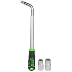 JBM profi alat - teleskopski ključ 1/2" 330-490 mm s nasadnim ključevima 17/19,