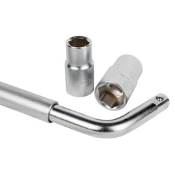 JBM profi alat - teleskopski ključ 1/2" 330-490 mm s nasadnim ključevima 17/19,