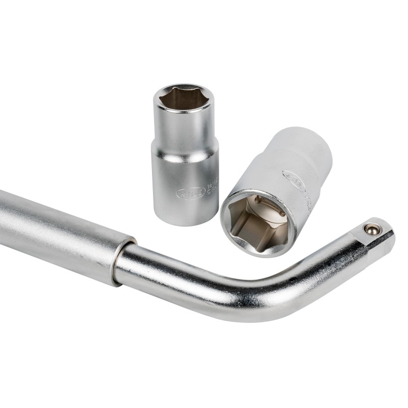 JBM profi alat - teleskopski ključ 1/2" 330-490 mm s nasadnim ključevima 17/19,
