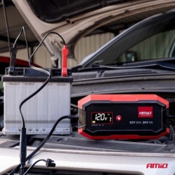 Profi digitalni punjač baterija AGM GEL STD LiFePo4 MAX 10A 12/24V AMiO PRO