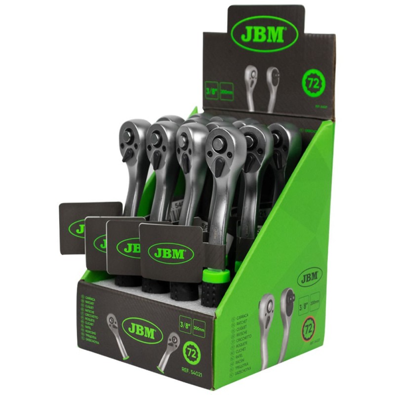 JBM profi alat  - račna 3/8" s 72 zuba, 200 mm (pocinčana)