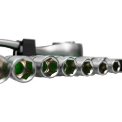 JBM profi alat  - račna 1/2" s 72 zuba, 255 mm i 10 šesterokutnih nasadnih ključ