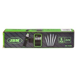 JBM profi alat - set dugih sjekača / dlijeta za metal 155 mm (10, 11, 12, 14 i 1