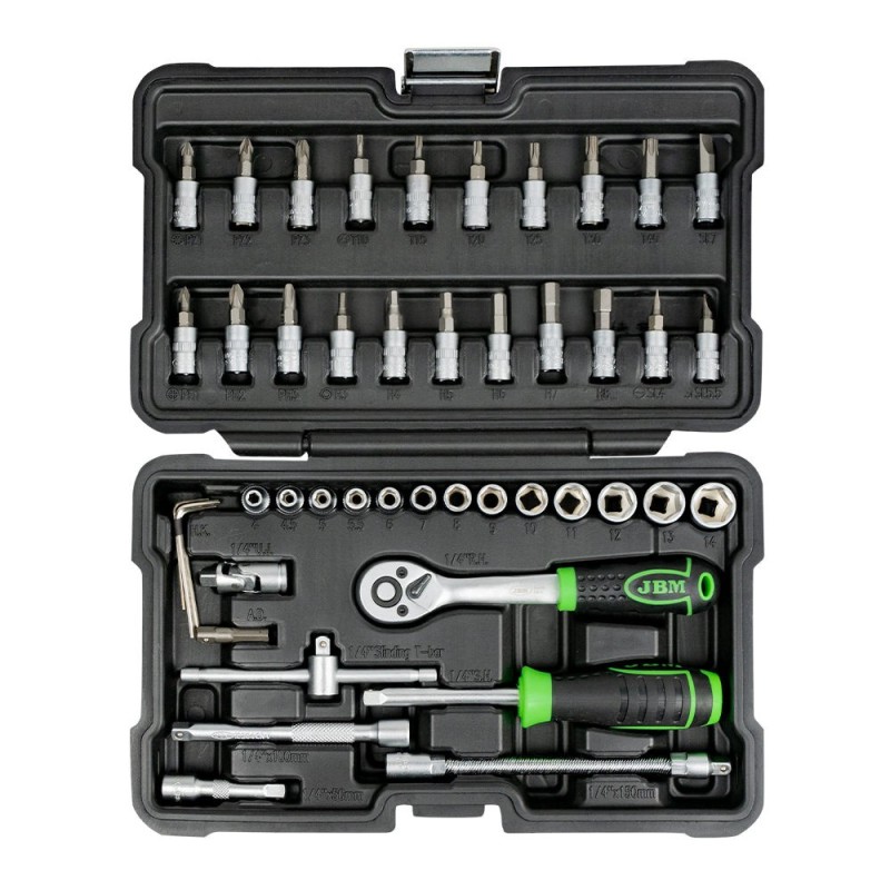 JBM set od 46 kom profi alata s šesterokutnim nasadnim ključevima 1/4"