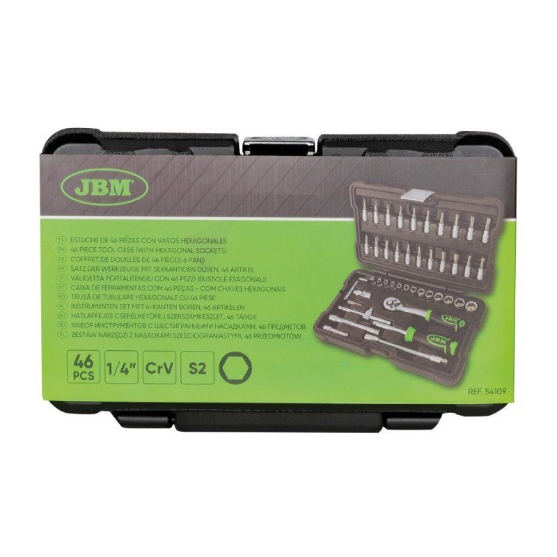 JBM set od 46 kom profi alata s šesterokutnim nasadnim ključevima 1/4"