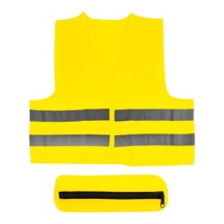 JBM reflektirajući sigurnosni prsluk u torbici (EN ISO 20471, žuti, XL/XXL)