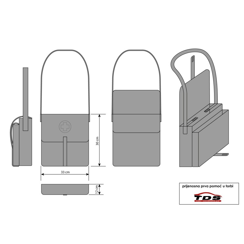 TORBA PRVE POMOĆI S PUNJENJEM DIN 13157